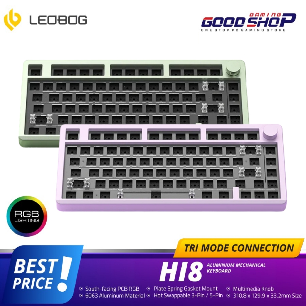 LEOBOG HI8 / HI 8 Aluminium 75% Barebone - Mechanical Keyboard