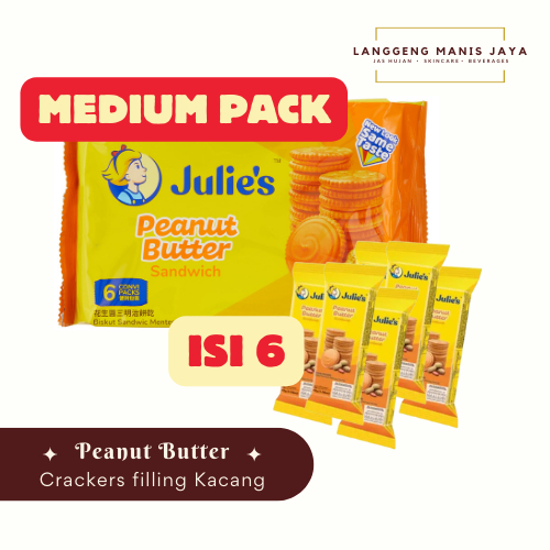 

Julies Biskuit Krim Kacang Julies Peanut Butter 180g