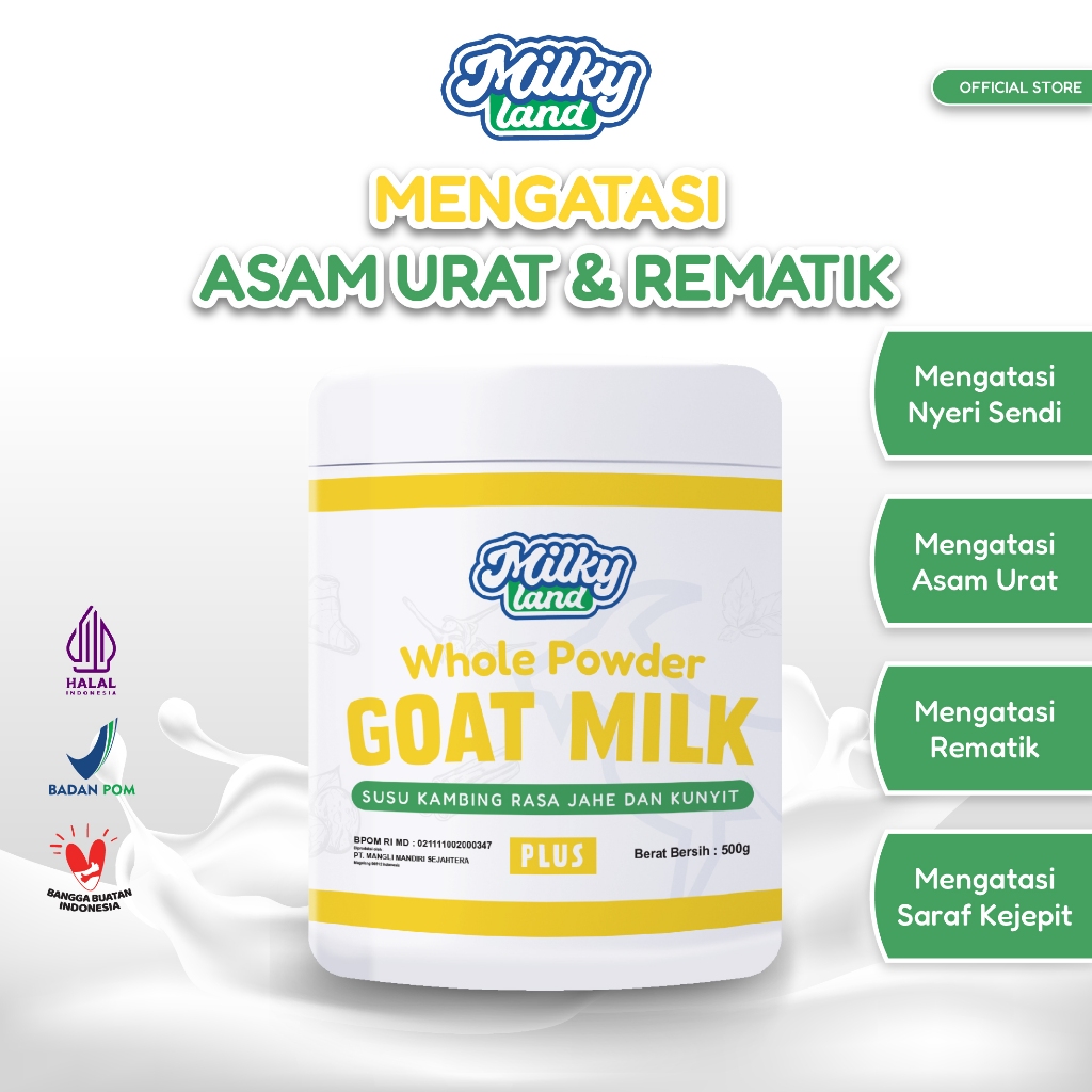 

Susu Kambing Etawa Bubuk Herbal 500gr Rendah Gula Tambahan BPOM