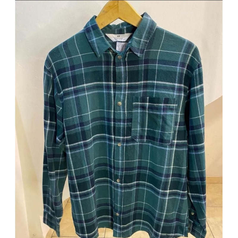 Kemeja flannel h&m