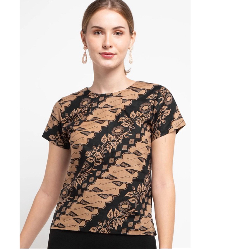 [PRELOVED] BATIK FIRST Blouse Kupnat Cap