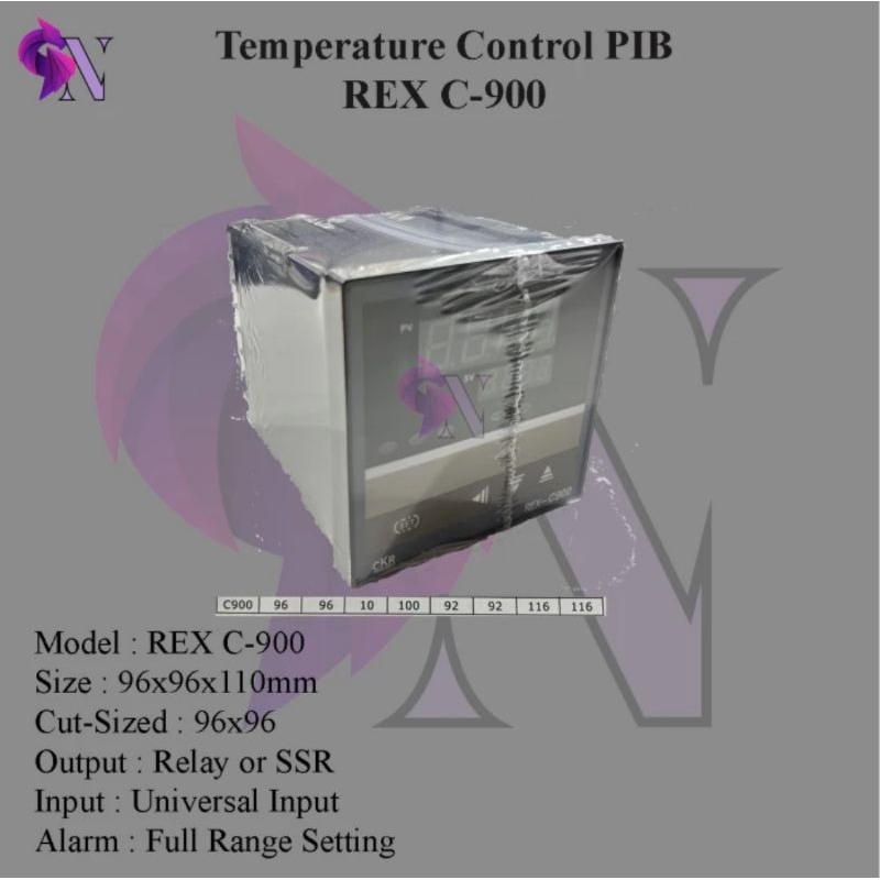 PID Rex RKG C900 Rex-C900 Output Relay 220V AC 0-400C 400C Module Modul Digital Temperature Temperat