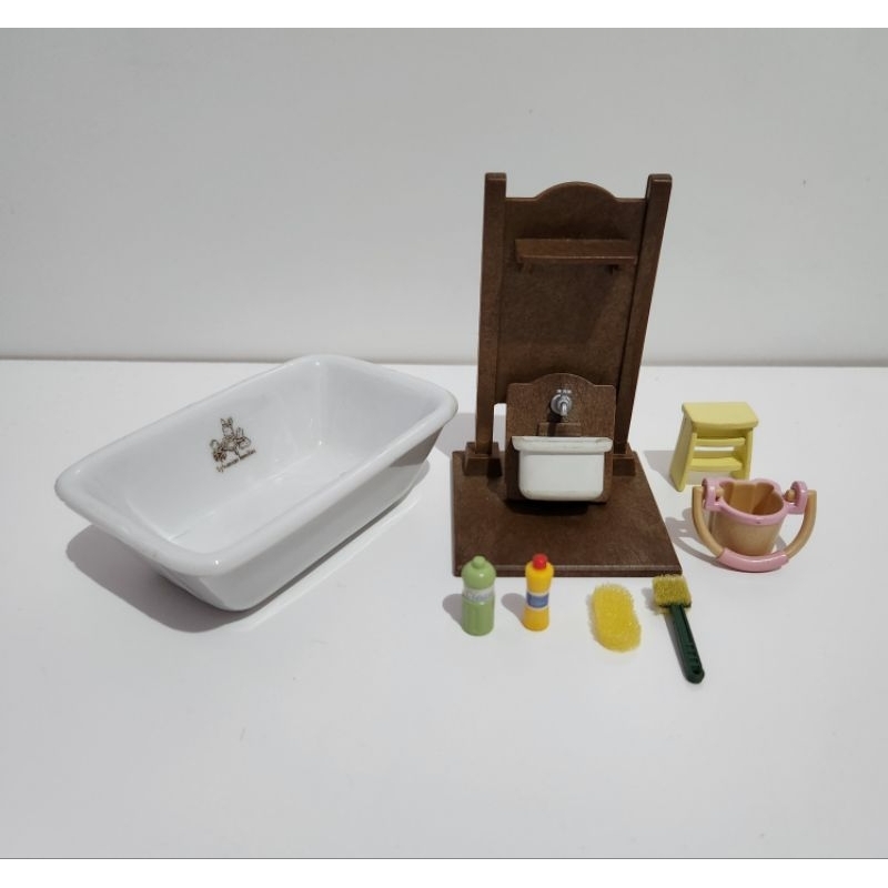 Sylvanian Vintage Porcelain Bath Tub