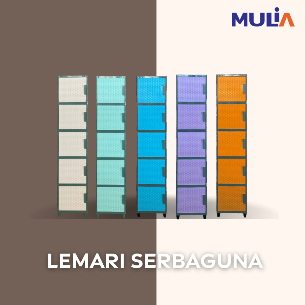 Lemari Plastik Serbaguna Fawsline 5 4 Dan 3 Susun