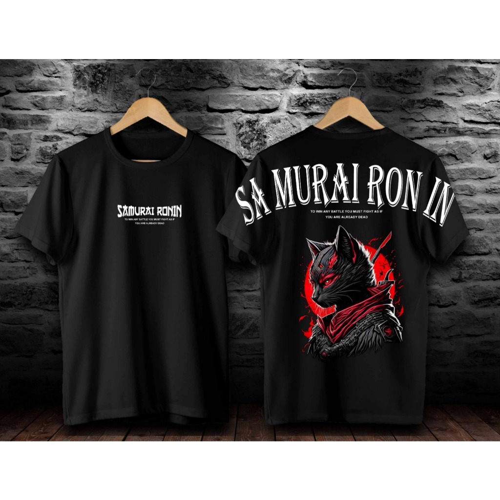 BAJU KAOS SAMURAI RONIN / KAOS ETERNAL EAGLE  / KAOS DITRO / KAOS MURAH / kaos pria terbaru / kaos d