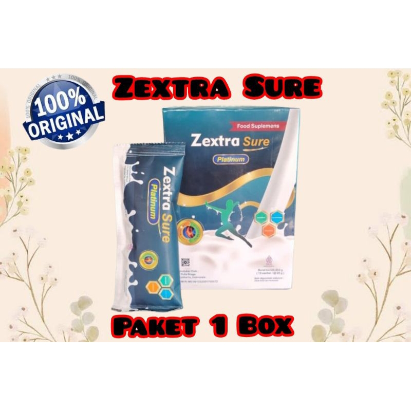 

1 BOX ZEXTRA SURE GOLD VITAMIN ATASI NYERI SENDI OTOT DAN KERAM KEBAS KESEMUTAN