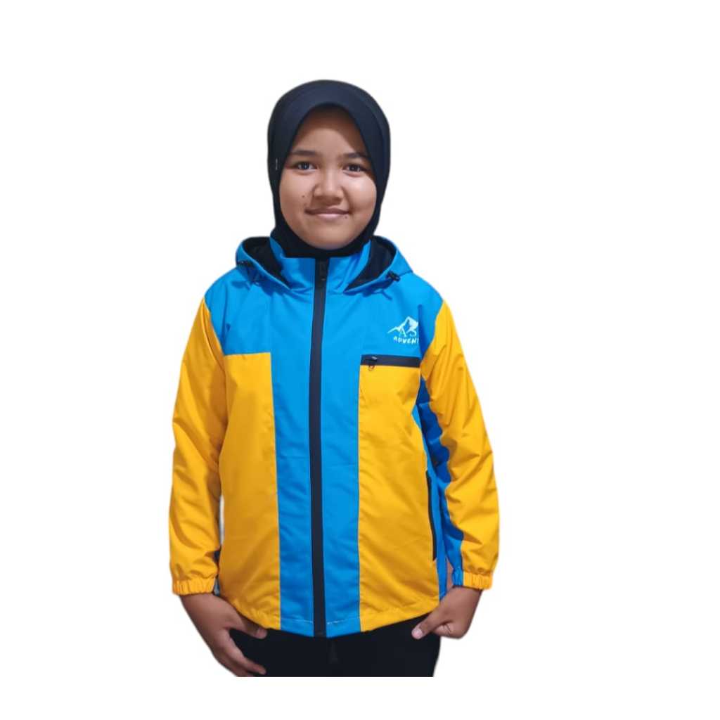 jaket anak cewek cowok, jaket waterproof anak