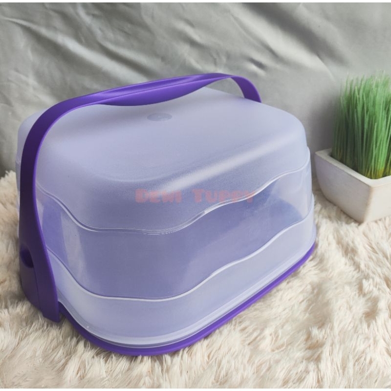 Cake taker square Tupperware New