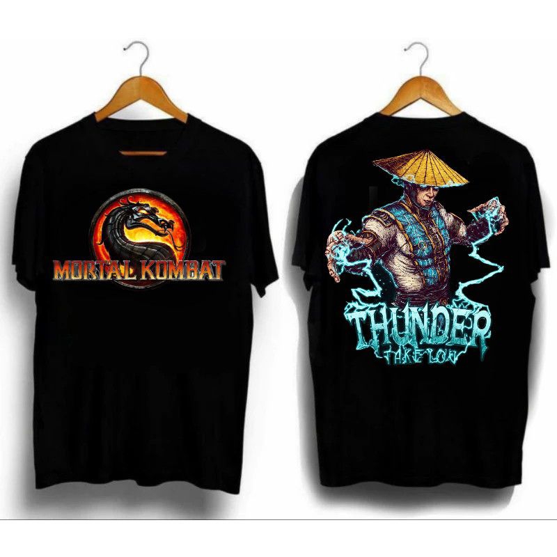 T-shirt kaos dewasa gambar mortal kombat game PS 2 bys store