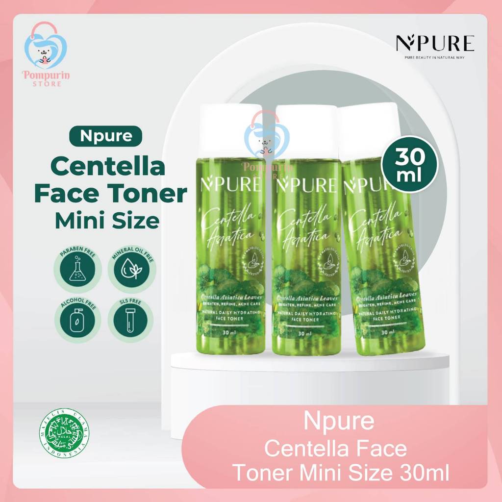Npure Centella Face Toner MINI SIZE 30ml - Centella Toner Mini Size Acne Toner 30ml