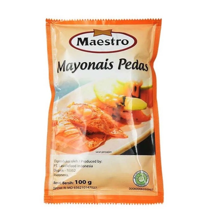 

Maestro mayonais pedas sachet 100gr Mayonaise mayones mayo pedas