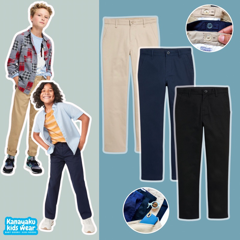 CELANA PANJANG ANAK LAKI-LAKI CHINO LONGPANTS OLD NAVY FOR BOYS