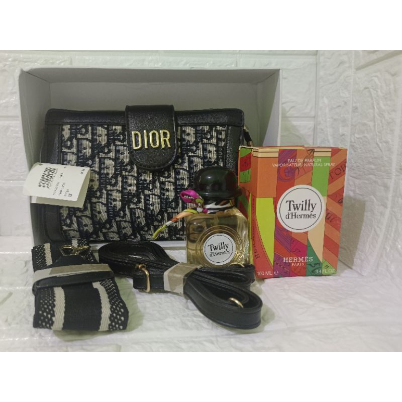 Bundling Tas Dior + twilly