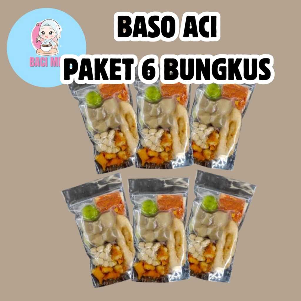 

MK SNACK PAKET HEMAT BASO ACI 6 BUNGKUS