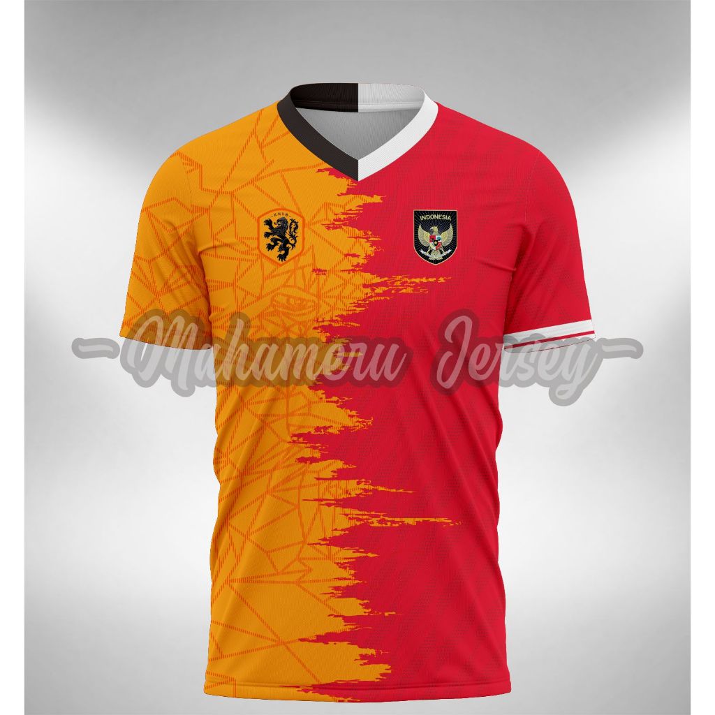 Jersey Timnas Indonesia Kombinasi Belanda 2022