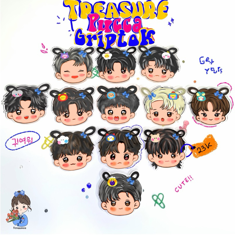 TREASURE PUCCA GRIPTOK ready stock