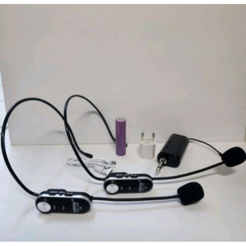Mic wireless sure sh 2h2bh mic headset wireless