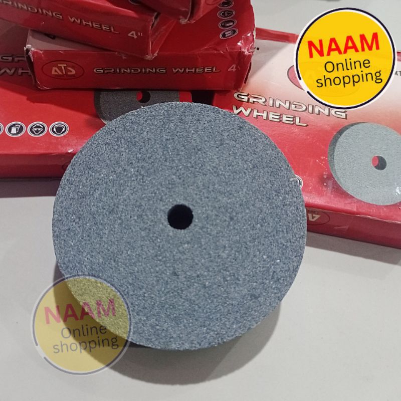BATU GERINDA ASAH 4 INCH - MATA GRINDA BATU ASAHAN BULAT TEBAL 4 INCI - GRINDING WHEEL GURINDA 4 IN