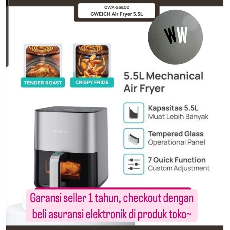Gweich US Air Fryer 5.5 Liter GWA-55E02