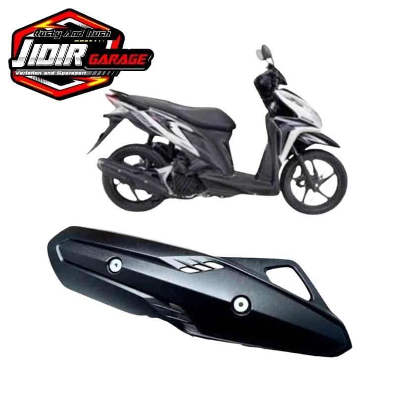 Cover Knalpot Vario 125 FI Techno Tutup Knalpot Vario 125 Tameng Knalpot Vario 125
