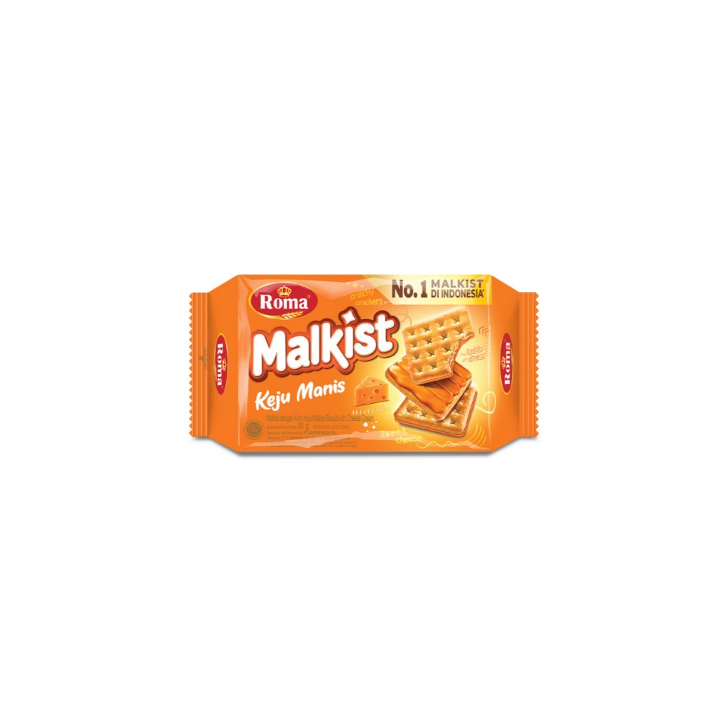 

Roma Malkist Keju Manis 90gr