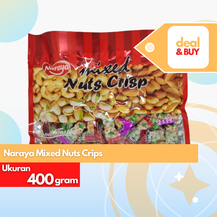 

Naraya Mixed Nuts Crisp/ Enting-Enting Gepuk 400g