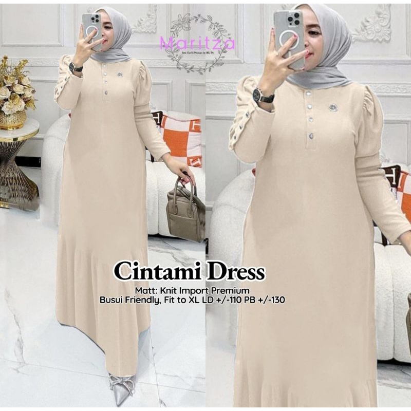 Vames - Gamis Cintami Knit Import Premium