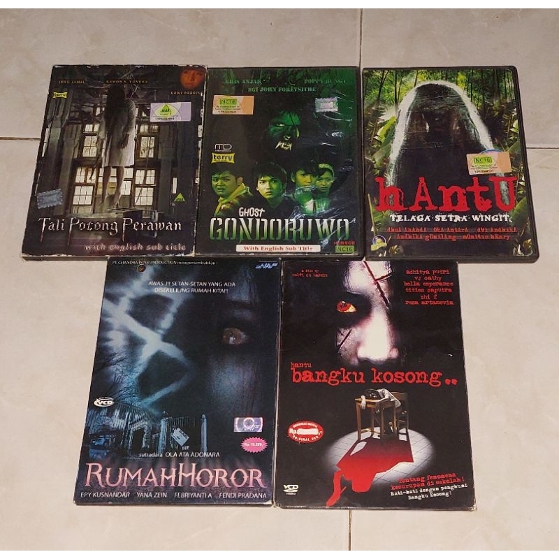 vcd original TALI POCONG PERAWAN / GONDORUWO / HANTU / RUMAH HOROR