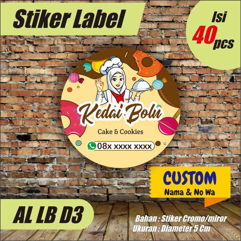 

LABEL MAKANAN STICKER CROMO A3+ Cuting Kisscut