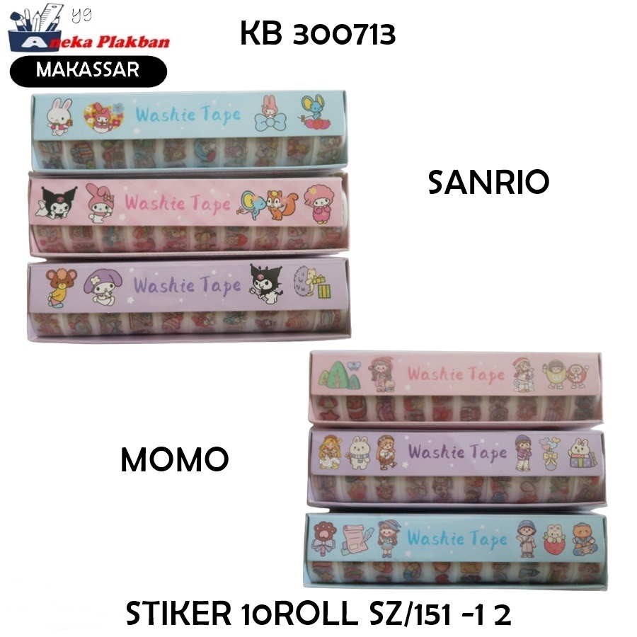 

[BOX/10ROLL] STIKER 10ROLL SZ/151 -1 2