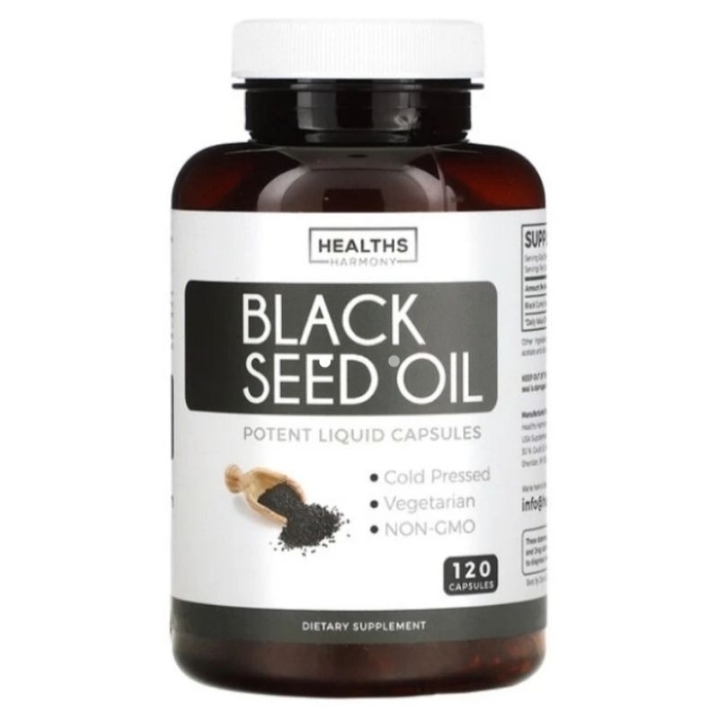 

Healths Harmony Black Seed Oil 120 Capsules