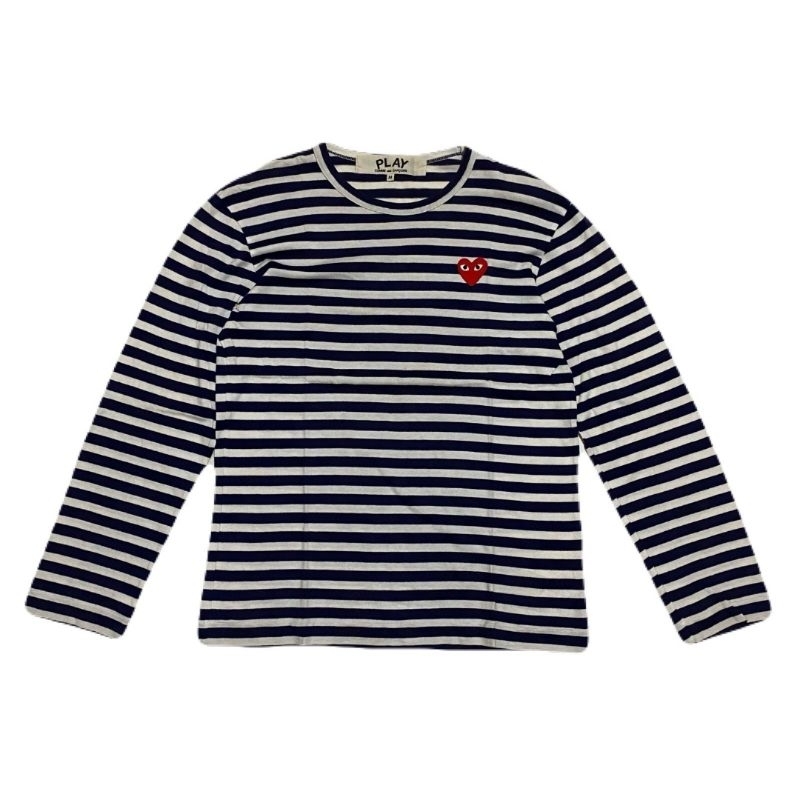 CDG Play longsleeve stripe