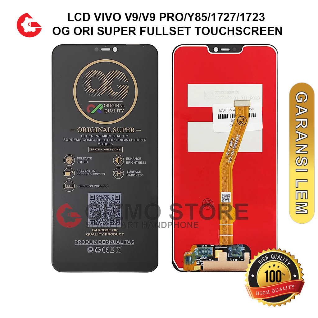 【ORIGINAL】LCD TOUCHSCREEN VIVO V9/V9 PRO/Y85/1727/1723 OG SUPER