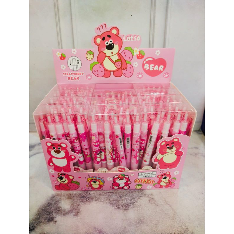 

( 12 pcs ) pulpen cetek karakter Kuromi, lotso, my melody