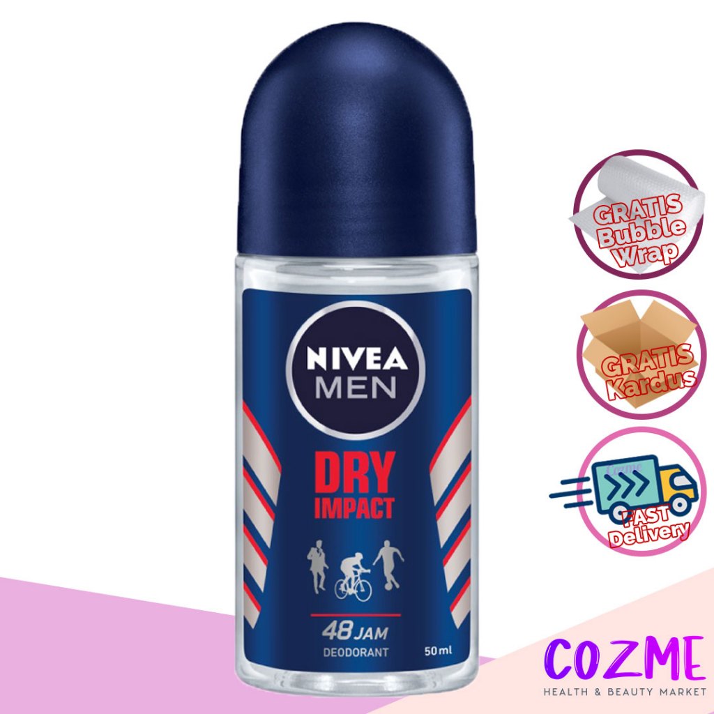 NIVEA Men Deodarant Roll On Dry Impact 50mL