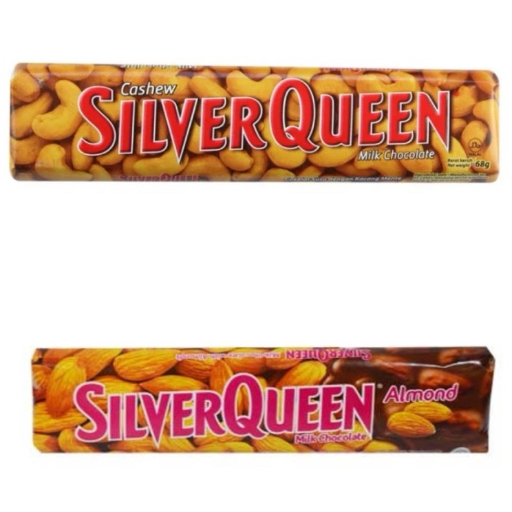 

Pesan Saja EXP 225 READY SILVER QUEEN CASHEW NUT ALMOND 58GR SILVERQUEEN 58 GR