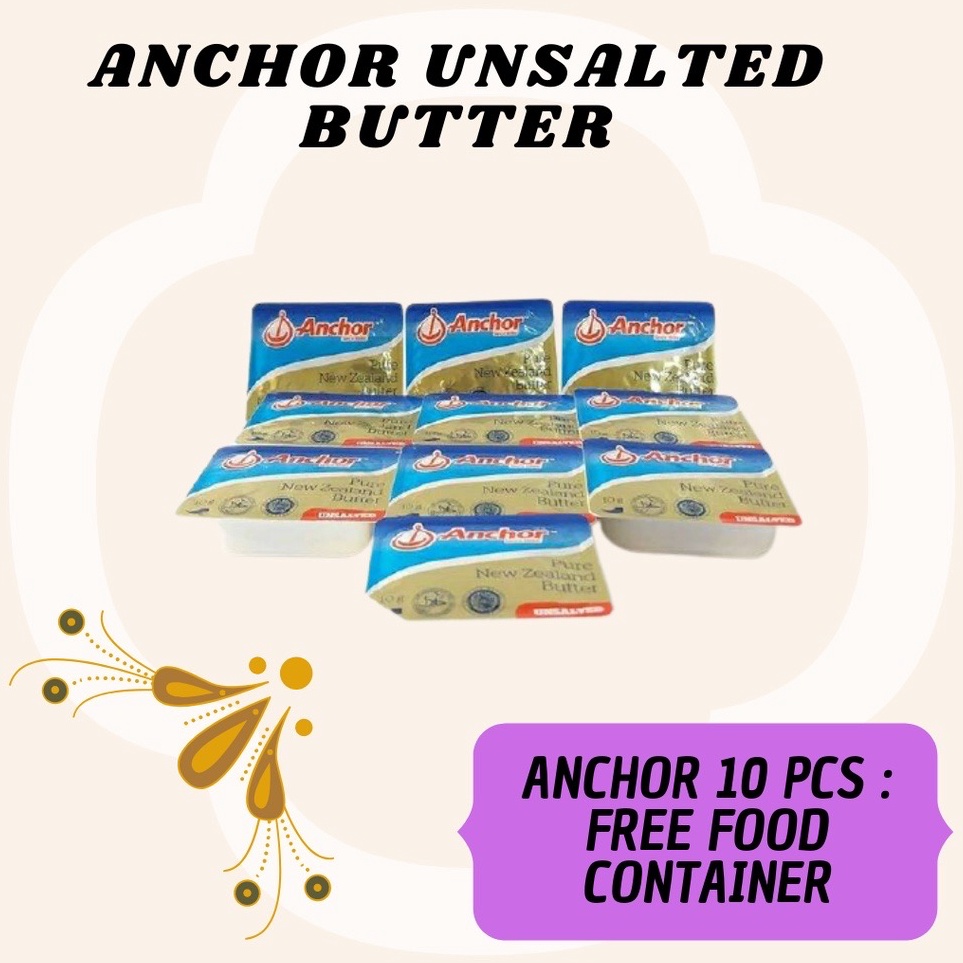 

Sedia Disini Anchor Unsalted Butter Mini Portion 1 UB 1g Unsalted Butter MPASI Anak Bayi HALAL Elle Vire Penambah Nafsu Makan BB Booster MPASI Bayi Lemak Tambahan Mpasi Lemak Mpasi Lemak Bayi