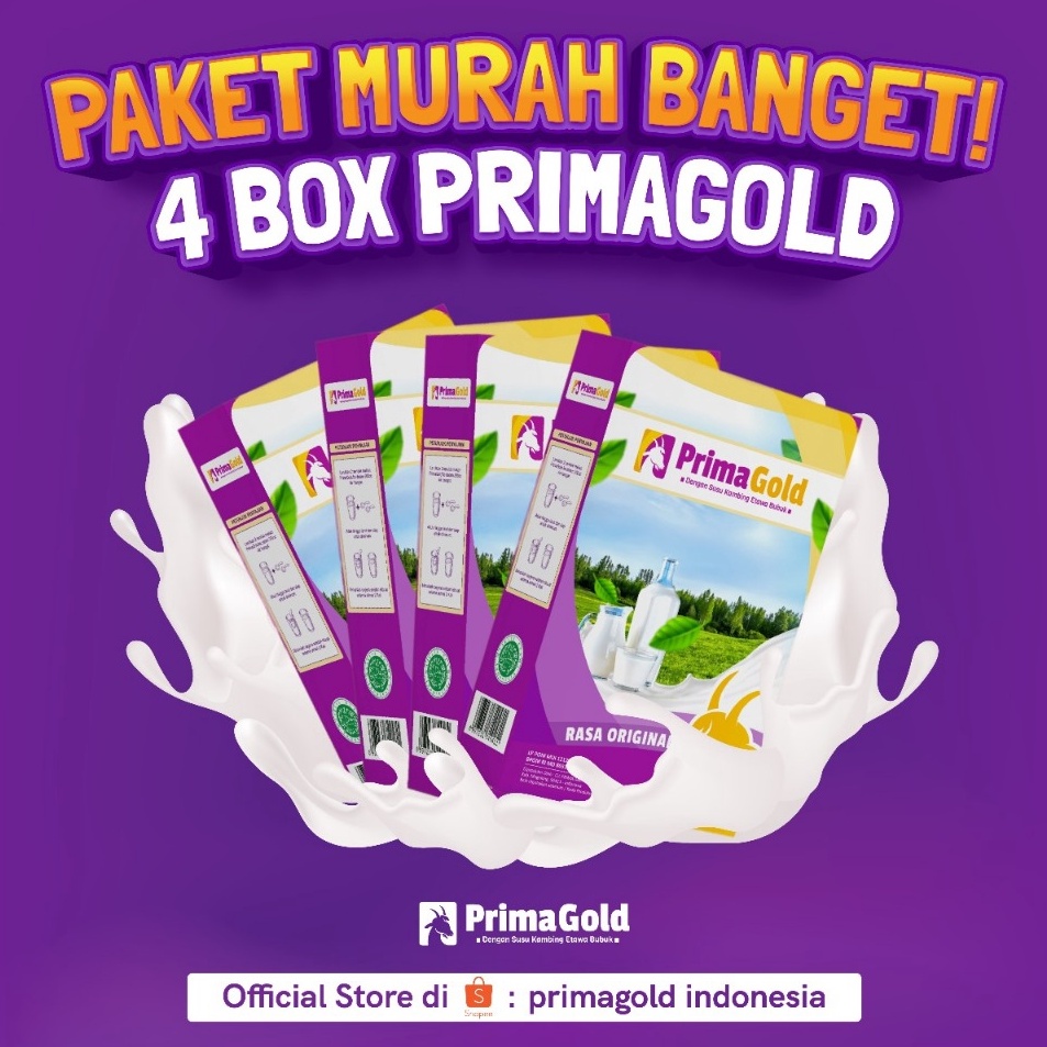 

Terbaru SUSU ETAWA PRIMA GOLD ORIGINAL PAKET 4 BOX