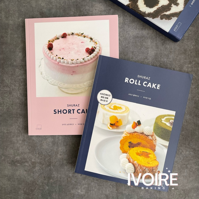 Korean Shuraz Cake Shortcake and Roll Cake Baking Recipe Book