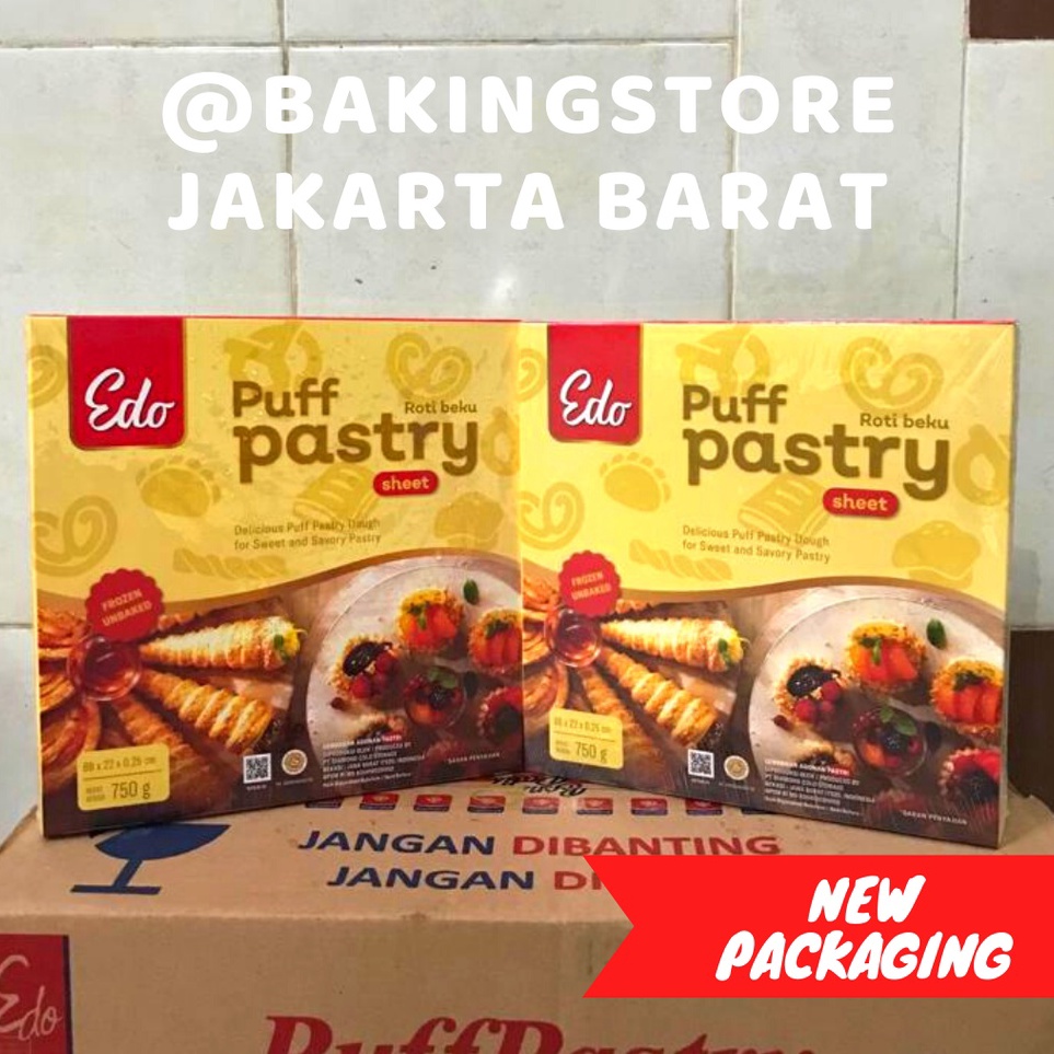 

Semuanya baru Puff Pastry Sheet Edo Lembaran Adonan Pastri