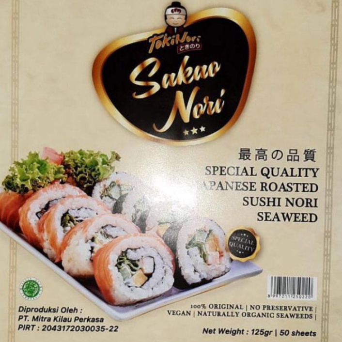 

Gebyar promo SAKAO SUSHI NORI 5 LEMBAR SPESIAL EDITION SEAWEED RUMPUT LAUT