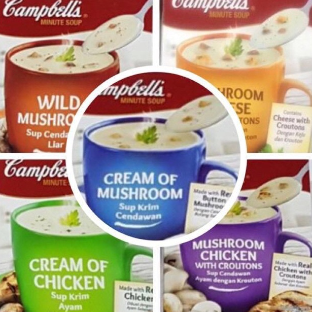 

Keren abis CAMPBELLS INSTANT SOUP IMPORTED SINGAPORE