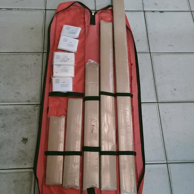 Spalk set / bidai kayu + 5 kain mitela