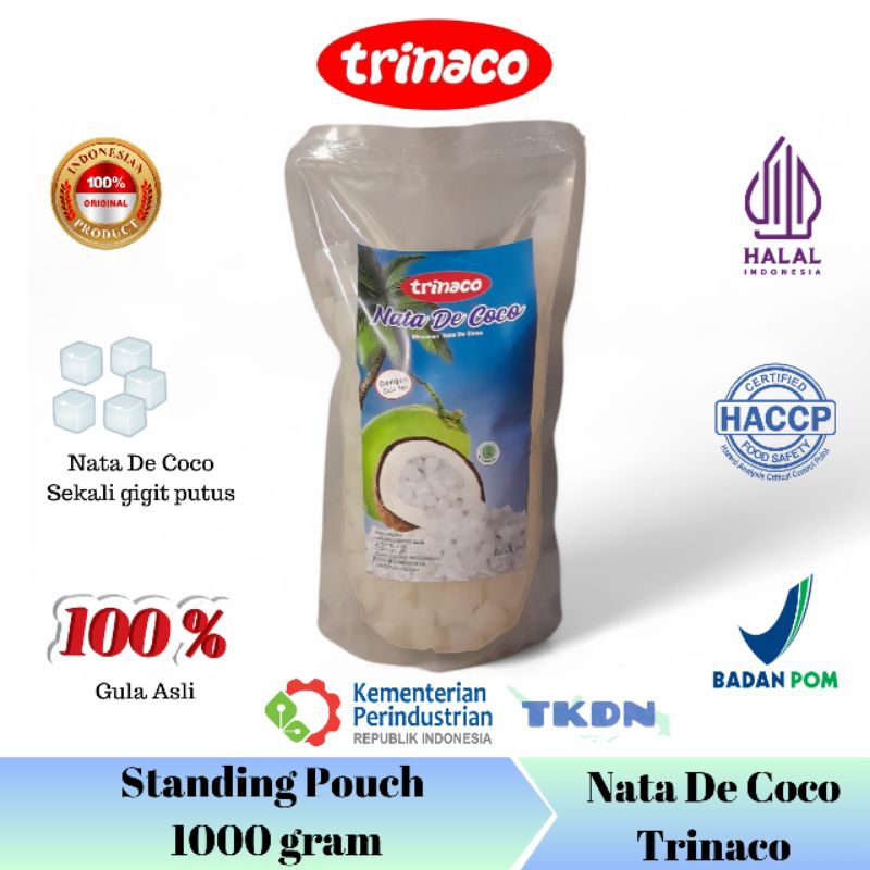 

Trinaco Nata De Coco 1Kg Sari kelapa