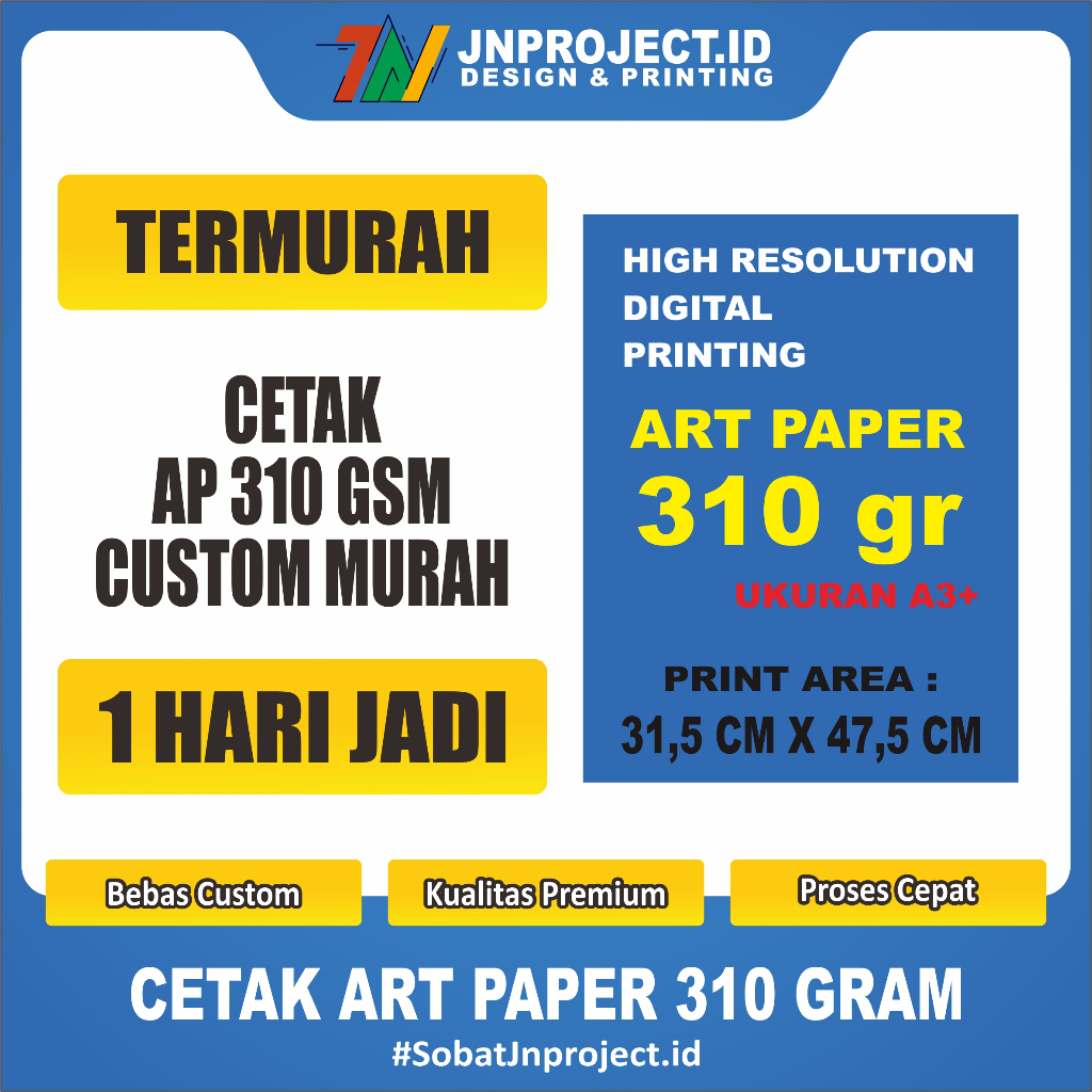 PROMO CETAK ART PAPER 310 gr