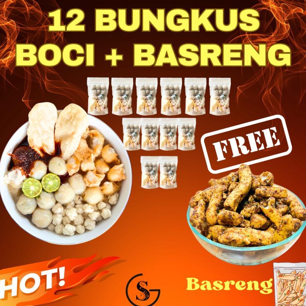 

Limited 12 bungkus baso aci paket hemat aja basreng