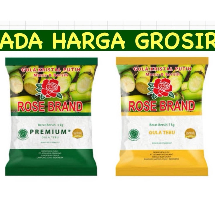 

Paling dicari GULA PASIR ROSEBRAND 1 kg ADA HARGA GROSIR