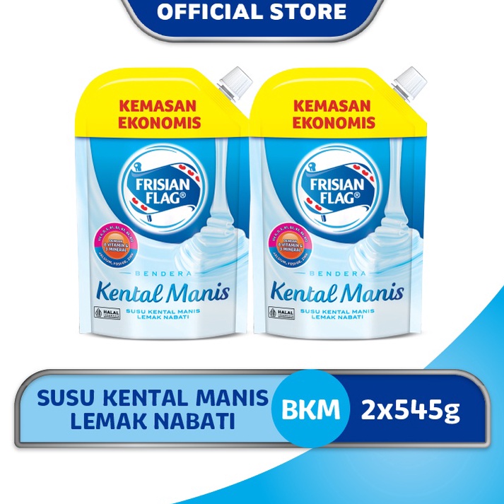 

Makin laris Frisian Flag Bendera Kental Manis Pouch 545gr x 2 Pcs