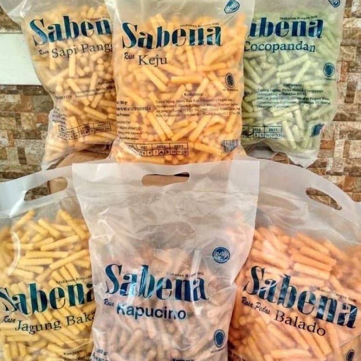 

Limited SABENA STIK 36g ANEKA KEJU BALADO SAPI PANGGANG JAGUNG BAKAR CEMILAN JAJANAN