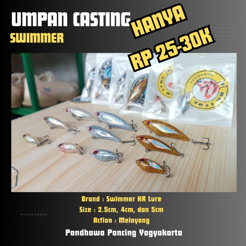 Umpan Lure Swimmer Casting Pencil Bait Hampala KR Lure